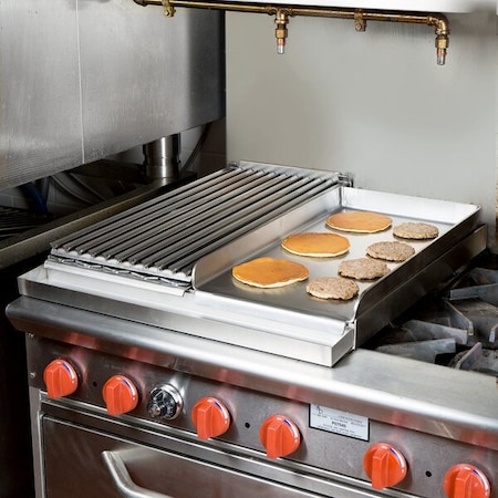 24in X 27in X 4in Add-On 4 Burner Griddle / Broiler Top